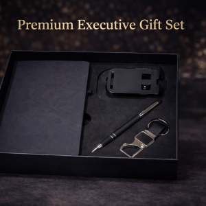 4 in 1 Notebook, Pen, Key Ring & Mobile Stand