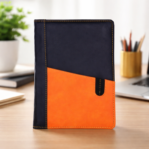A5 Ruled Notebook Diary 200 Pages PU Leather